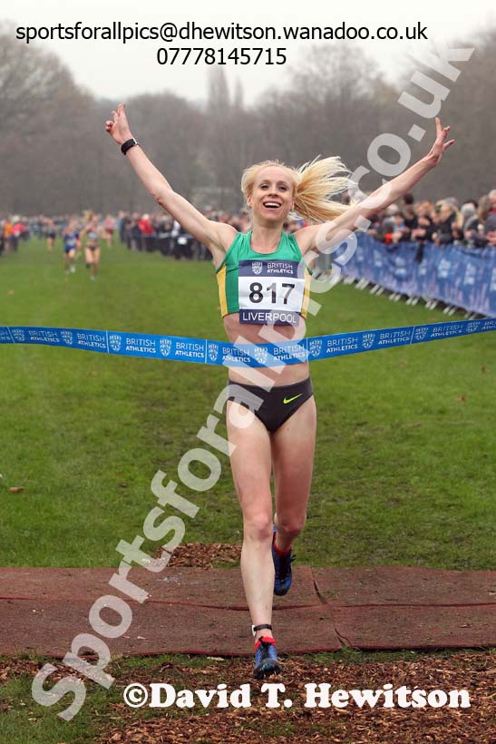 Senior women's European Cross Country Trials, Sefton Park, Liverpool. Photo: David T. Hewitson/Sports for All Pics